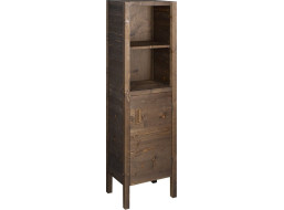 Sapho BRAND doplňková skříňka 40x140x30cm, pravá, mořený smrk BA043S