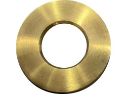 Sapho Kovová krytka přepadu umyvadla, 30 mm, zlato mat AR919
