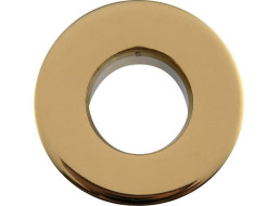 Sapho Kovová krytka přepadu umyvadla, 30 mm, zlato AR912