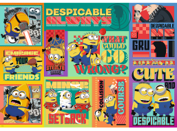 TREFL Puzzle Já, padouch 4: Gru a Mimoni 1000 dílků