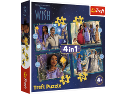 TREFL Puzzle Přání: Splněné sny 4v1 (35,48,54,70 dílků)