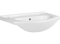 Aqualine SIMPLEX ECO keramické umyvadlo, nábytkové, 60x44 cm, bílá NDHF060