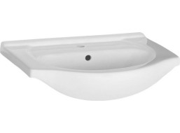 Aqualine SIMPLEX ECO keramické umyvadlo, nábytkové, 65x45 cm, bílá NDHF065