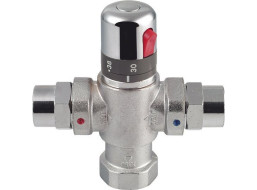 Sapho Termostatický směšovač 1" pro 4 až 8 odběrných míst, chrom TMTCOM