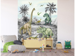 Dětská fototapeta - DINO 1 - 225x270 cm