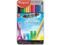 MAPED Pastelky Aqua Color'Peps 12 ks + štětec