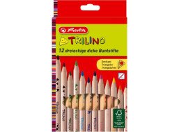 HERLITZ Pastelky Trilino 12 barev (triangle)