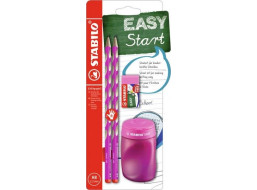 STABILO EASYgraph Školní set pro praváky růžový