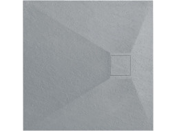 Sprchová SMC vanička REA MAGNUM GREY 90x90 cm - imitace kamene - šedá