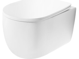 Závěsné WC Rea EDDY TURBO TORNADO RIMLESS - bílé