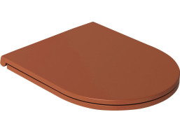 Isvea INFINITY WC sedátko, SLIM, odnímatelné, Soft Close, terracotta 40KF0548I-S