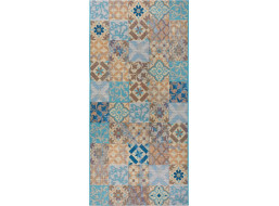 Běhoun Cappuccino 105880 Mosaik Blue Multicolored