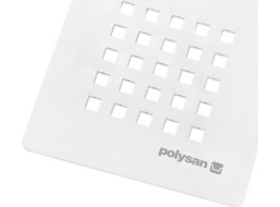 Polysan TRENECA čtvercová krytka sifonu, bílá 85999.10