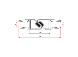 Polysan FORTIS sada magnetického těsnění 8/8mm NDFL0743