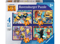 RAVENSBURGER Puzzle Já, padouch 4, 4v1 (12, 16, 20, 24 dílků)