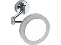 Sapho X-ROUND kosmetické zrcátko s LED osvětlením ø 200mm, kulaté, chrom XR016