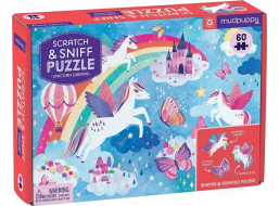 Mudpuppy Puzzle Sny jednorožců s vůní 60 dílků