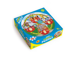 Magellan Kulaté puzzle Zvířátka na ruském kole