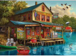 COBBLE HILL Puzzle Obchod Bob's Beer & Bait 1000 dílků