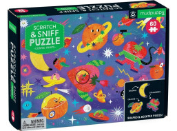 Mudpuppy Puzzle Vesmírné ovoce s vůní 60 dílků
