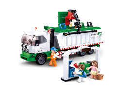 Sluban Town M38-B0780 Popelářský recyklační vůz + hra s kartami