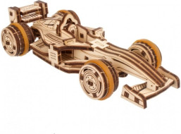 Ugears 3D dřevěné mechanické puzzle Compact Racer
