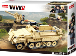 Sluban WWII M38-B0695 Německý polopásový tahač - Half Track