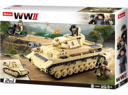 Sluban WWII M38-B0693 Velký německý tank 2v1