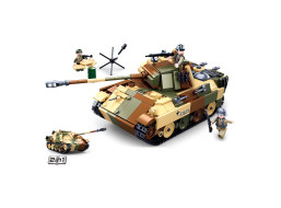 Sluban Army N38-B0859 Maskovaný tank střední 2v1