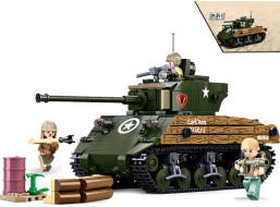 Sluban Army WW2 M38-B1110 Bitevní tank M4A3 Sherman