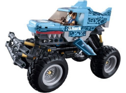 Sluban Power Bricks Natahovací Off-road Modrý Žralok