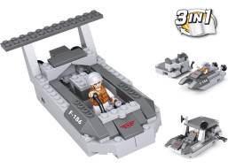 Sluban Army 9into1 M38-B0537D Vyloďovací člun 3v1