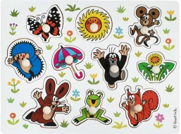 Detoa Dřevěné vkládací puzzle Krteček velké