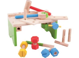 Bigjigs Toys Ponk s nářadím a zatloukačka