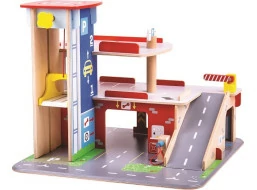 Bigjigs Toys Garáž s parkovištěm