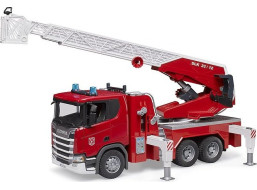 Bruder Hasičské auto Scania s žebříkem