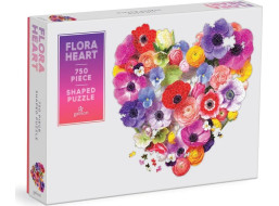 Galison Puzzle Květinové srdce 750 dílků
