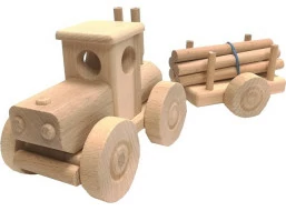 Ceeda Cavity Velký traktor s kládami přírodní