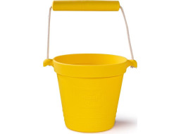 Bigjigs Toys Plážový kyblíček žlutý
