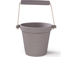 Bigjigs Toys Plážový kyblíček tmavě šedý