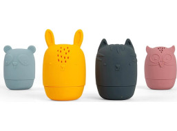 Bigjigs Toys Silikonová mačkací zvířátka do koupele