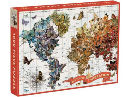Galison Puzzle Migrace zlatého motýla Wendy 1000 dílků
