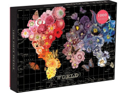 Galison Puzzle Kvetoucí Země 1000 dílků
