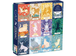 Galison Puzzle Kočičí zvěrokruh 500 dílků
