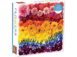 Galison Puzzle Duhové květy 500 dílků