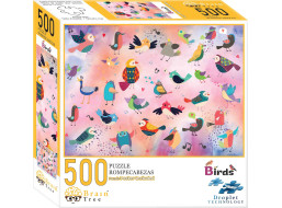 Brain Tree Puzzle Pohádkoví ptáci 500 dílků