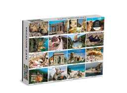 Galison Puzzle Kočky na prázdninách 1500 dílků