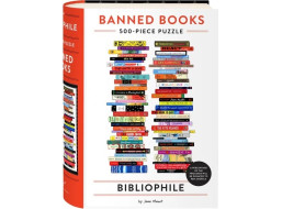 Galison Puzzle Bibliofilské zakázané knihy Jane Mount 500 dílků