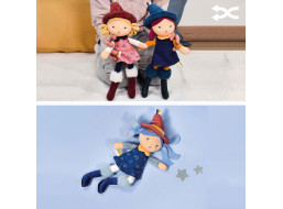 Doudou Jolijou Látkové panenky Čarodějnice 24 cm