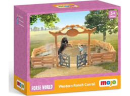 Mojo Westernový ranč Corral s koněm a kovbojem
